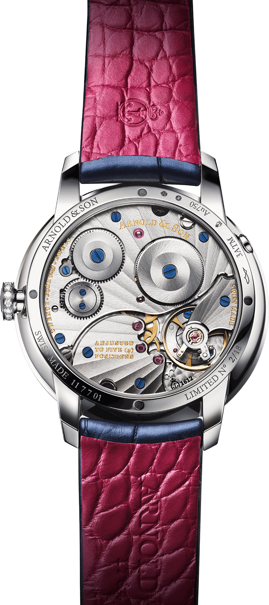 Caseback photo of Perpetual Moon 38 White Gold "Eclipse I"