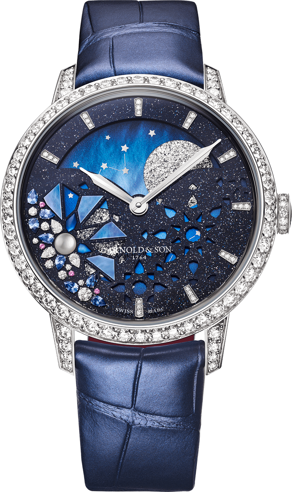 Soldier photo of Perpetual Moon 38 White Gold "Eclipse I"