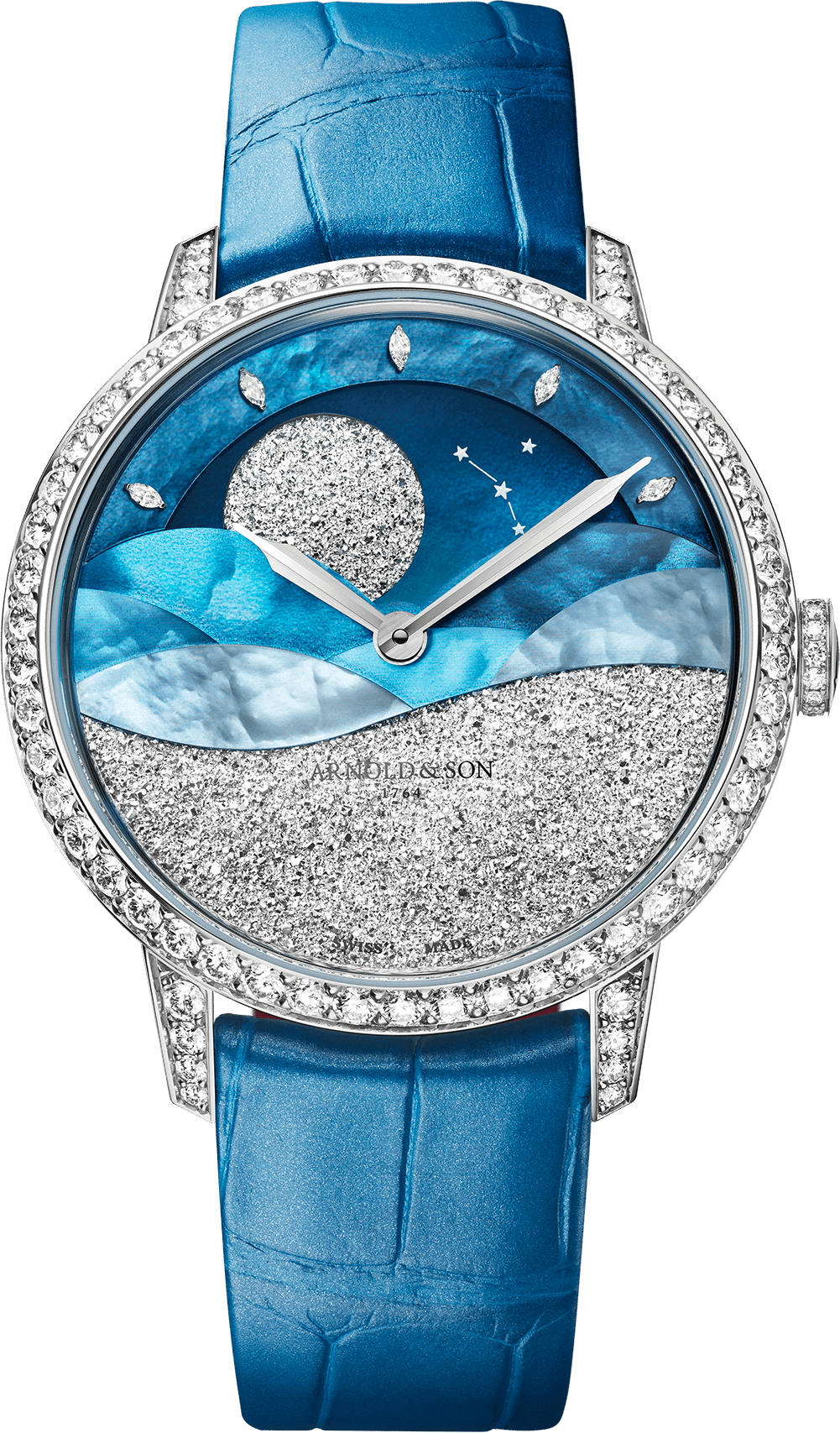 Soldier photo of Perpetual Moon 38 White Gold "Mintnight"