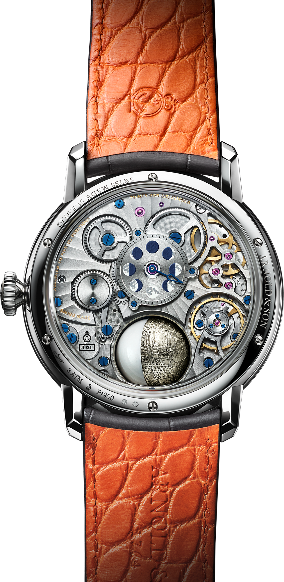 Caseback photo of Luna Magna Platinum