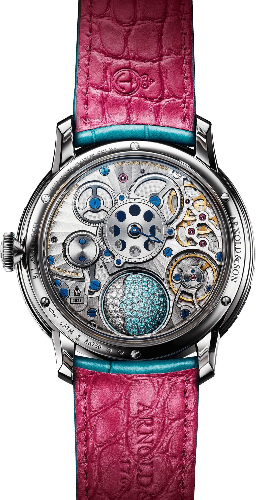 Caseback photo of Luna Magna White Gold "Ultimate II"