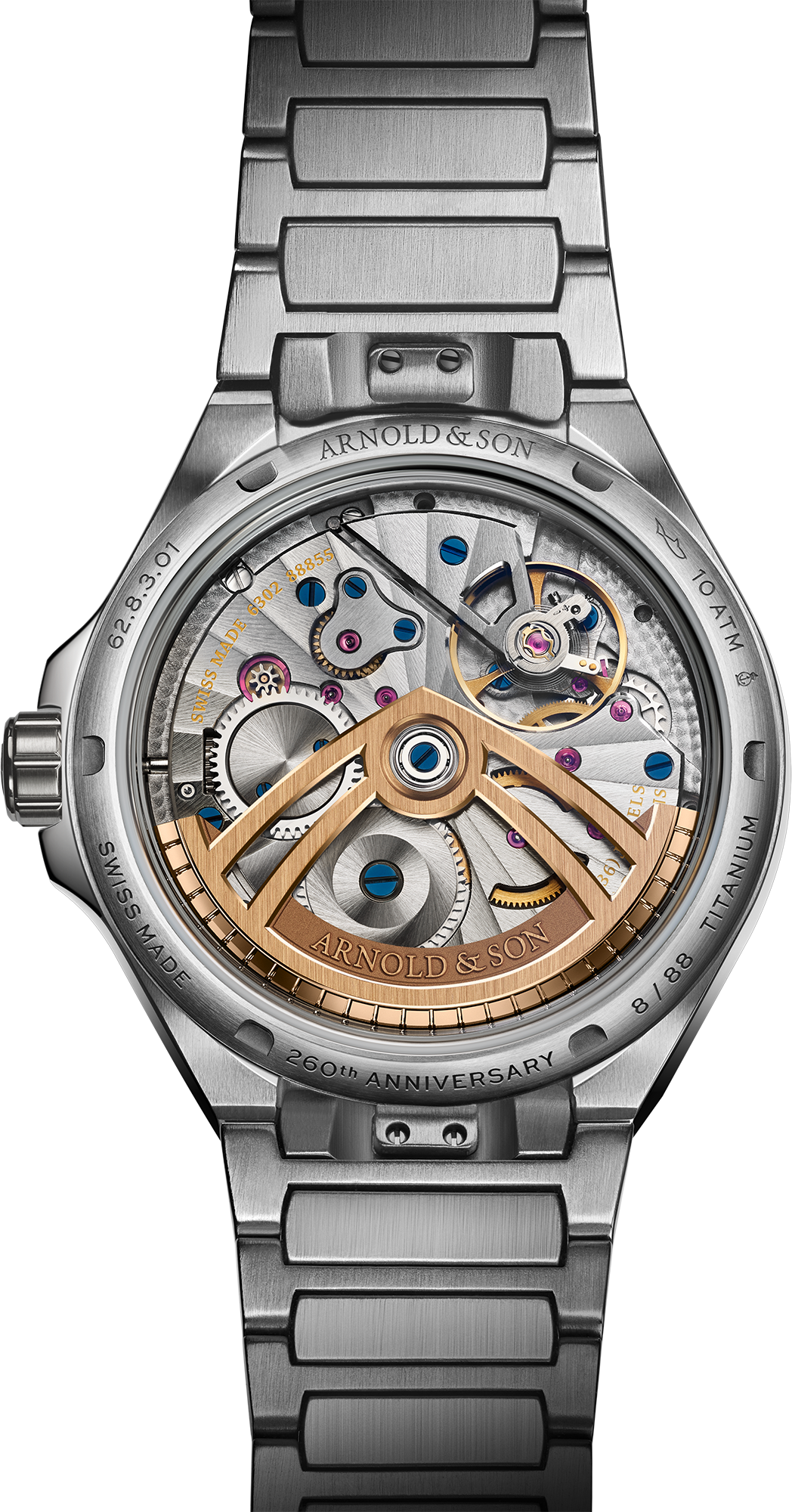 Caseback photo of Longitude Titanium