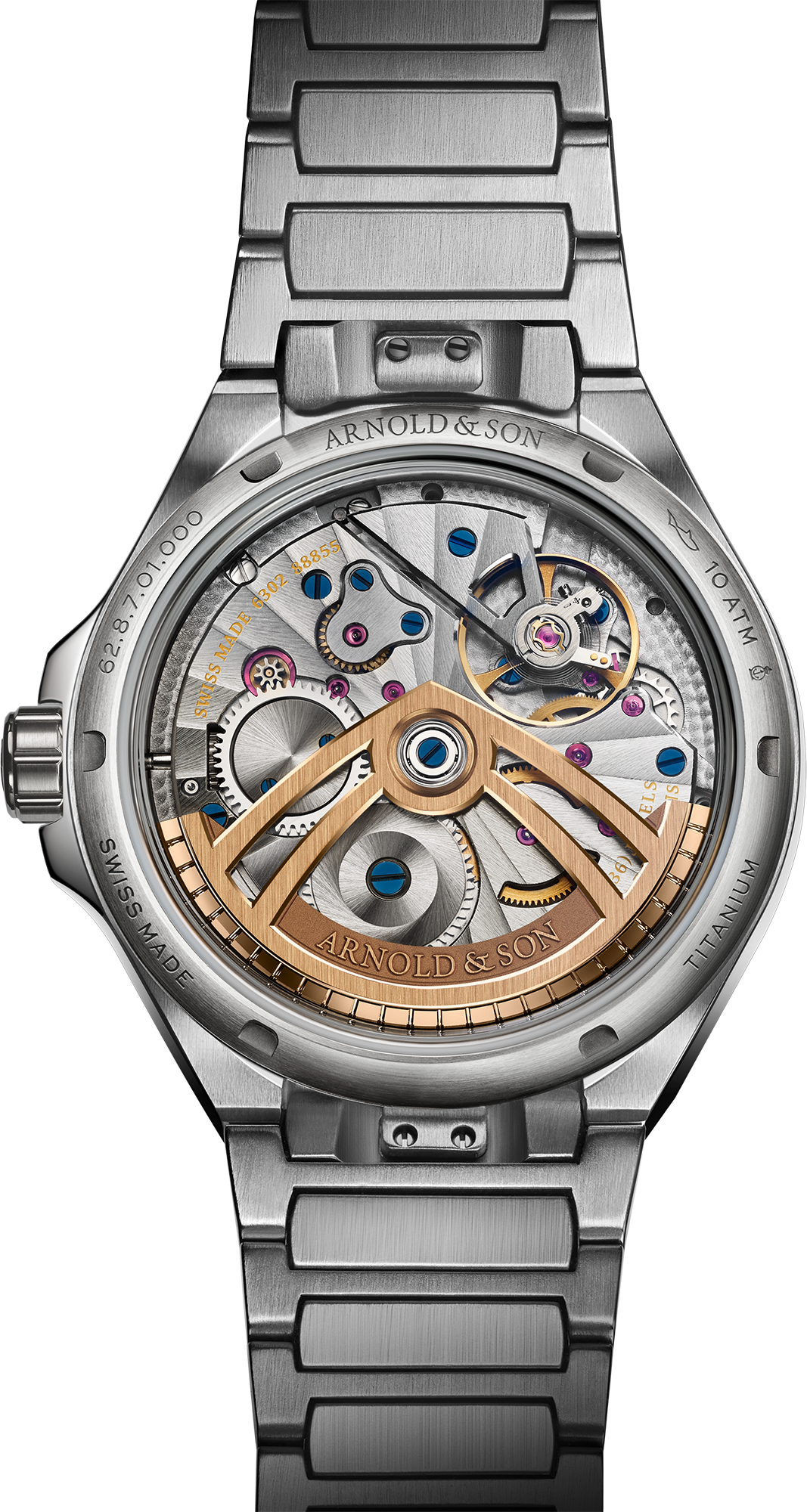 Caseback photo of Longitude Titanium