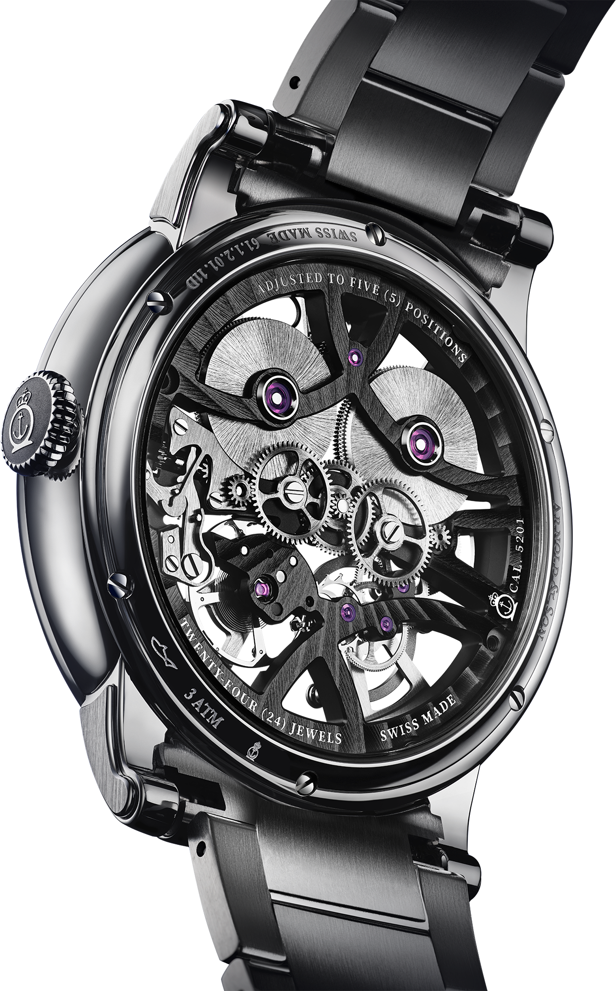Caseback photo of Nebula 41.5 Steel
