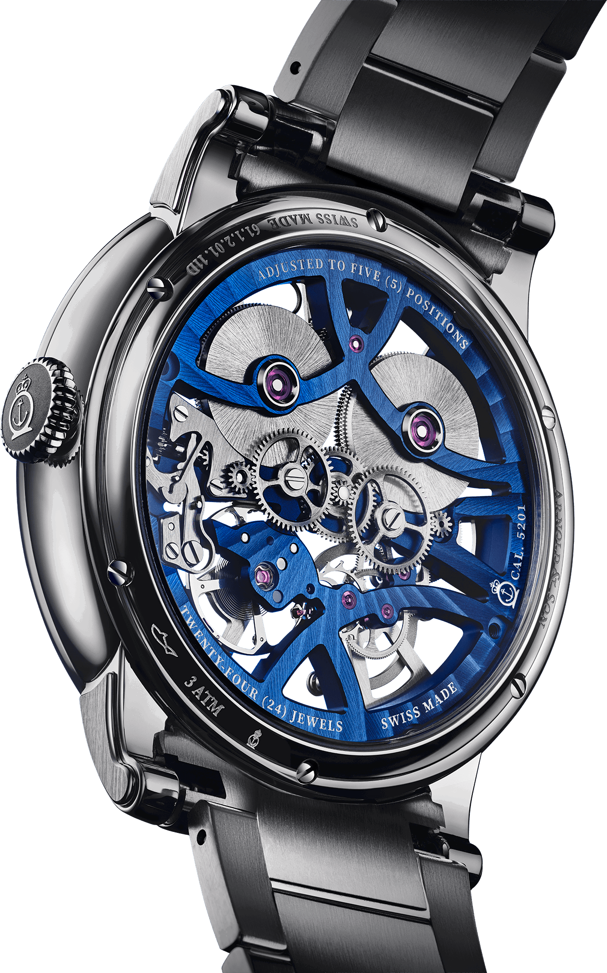 Caseback photo of Nebula 41.5 Steel