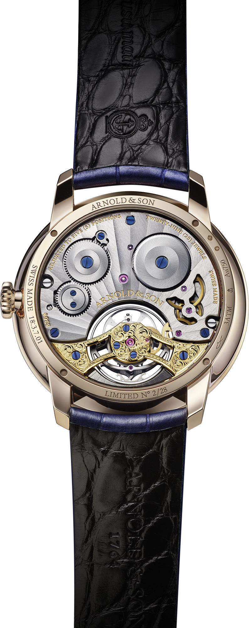 Caseback photo of Ultrathin Tourbillon Red Gold