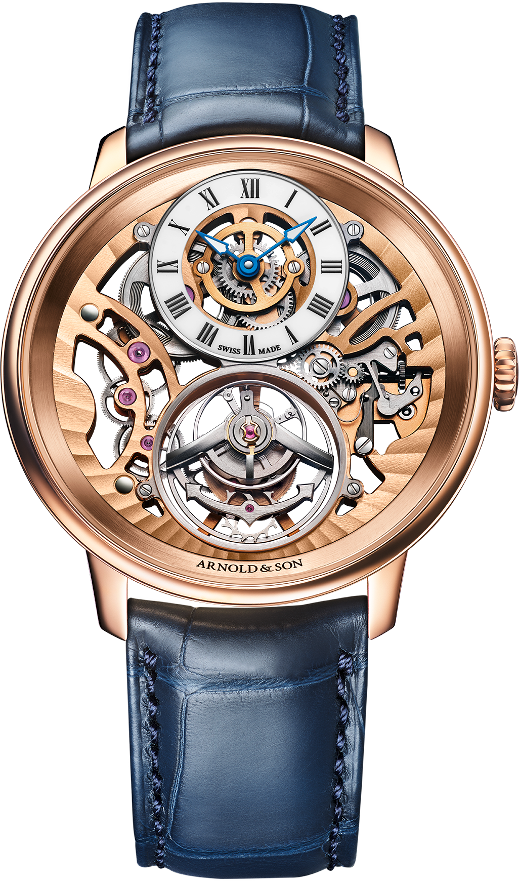 Soldier photo of Ultrathin Tourbillon Skeleton Red Gold
