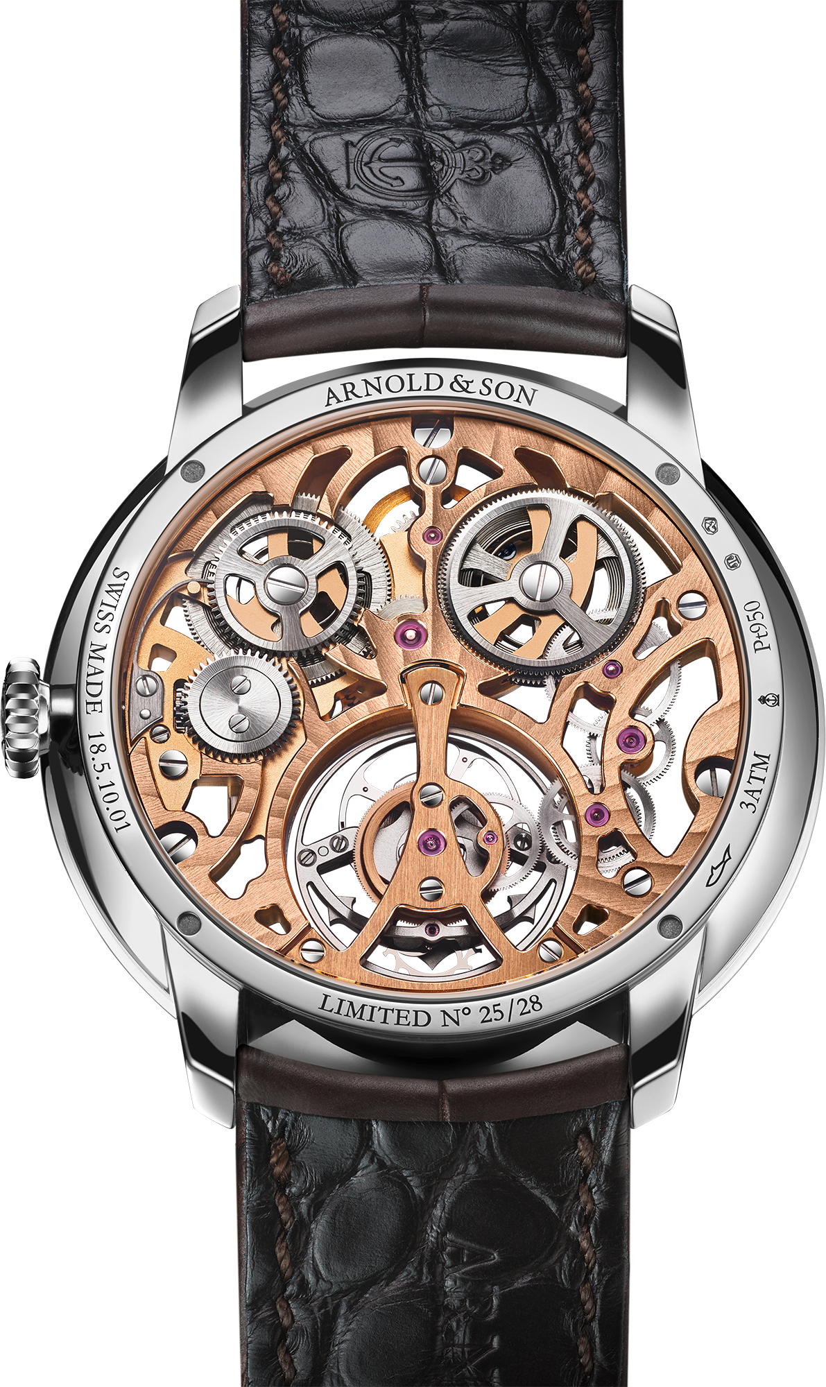 Caseback photo of Ultrathin Tourbillon Skeleton Platinum