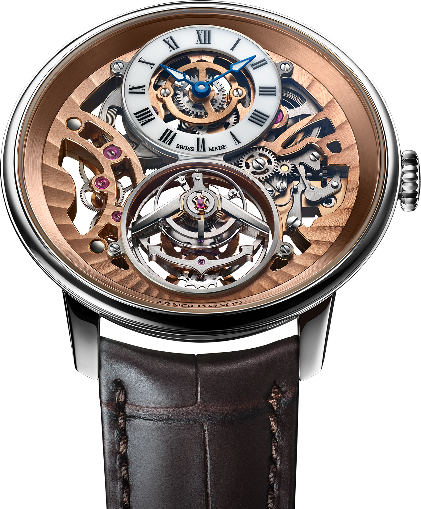 Face up photo of Ultrathin Tourbillon Skeleton Platinum