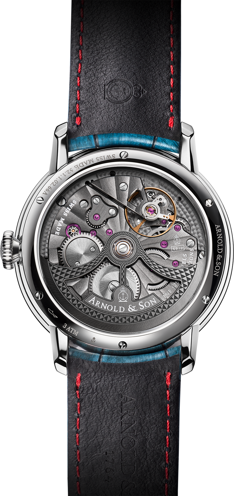 Caseback photo of Globetrotter Steel